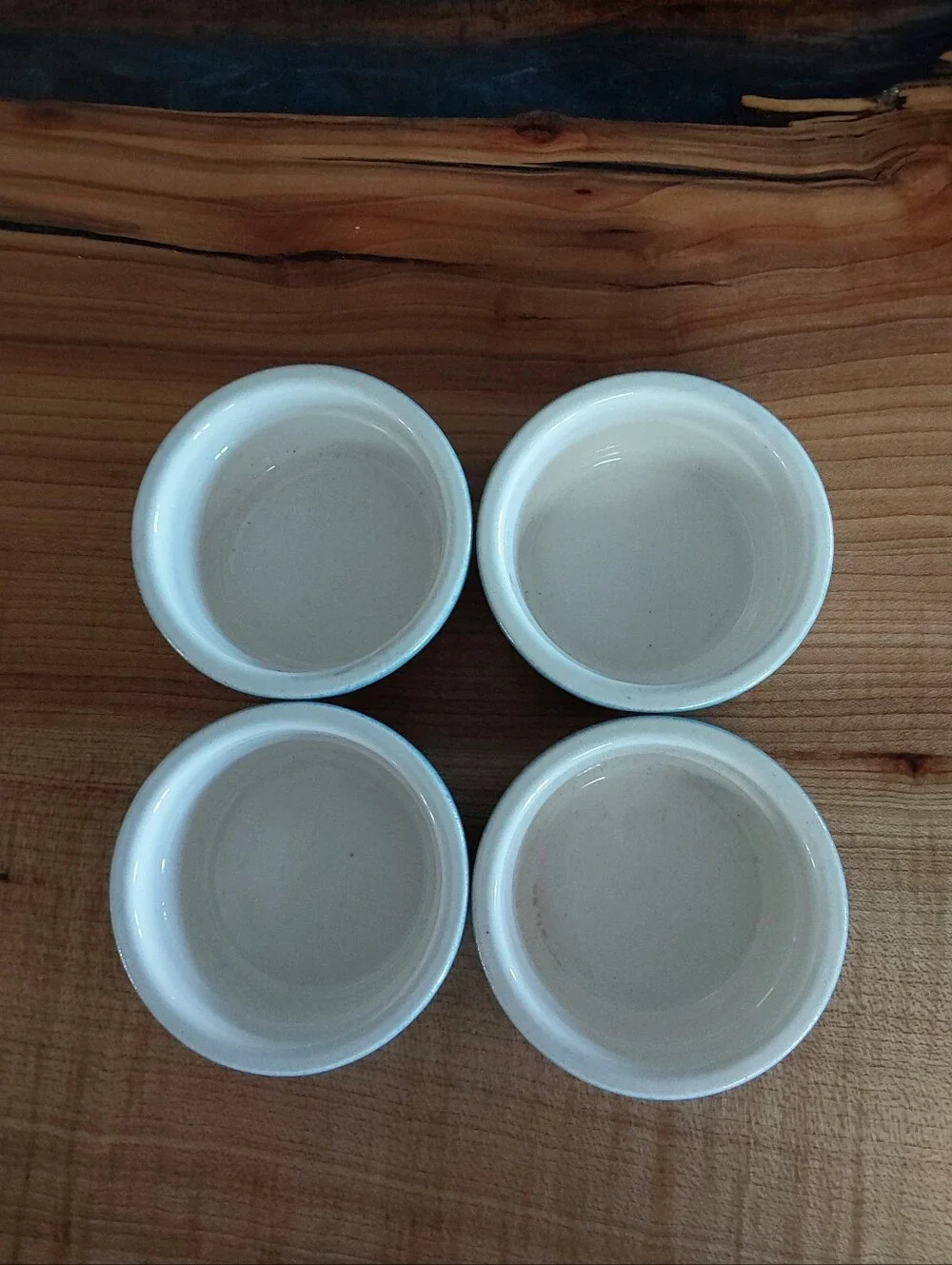 CERMER 4 FRENCH BLUE RAMEKINS